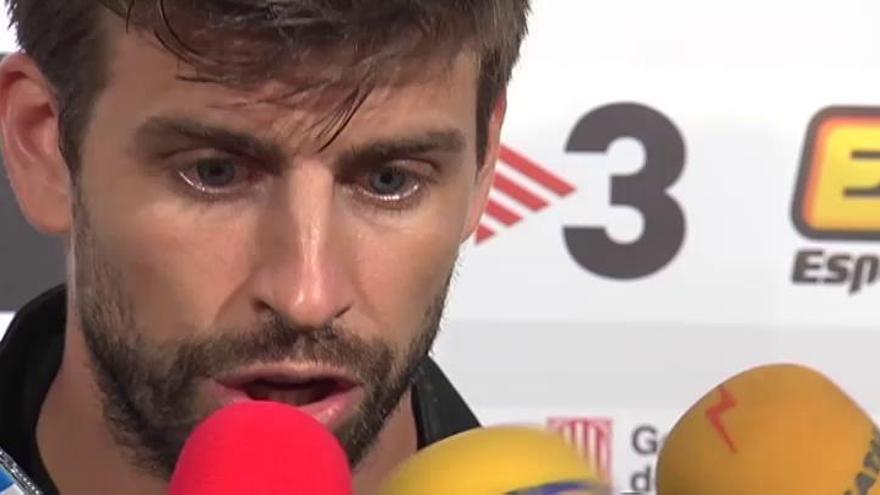 Piqué: "Cualquier falta de respeto es intolerable"