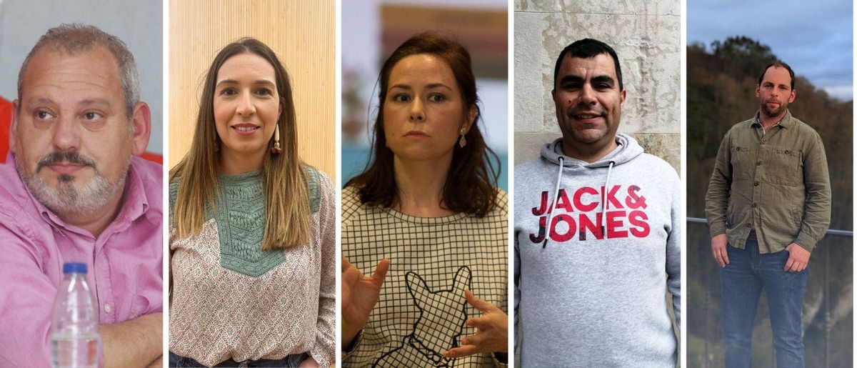 David García, María Alonso, Daniel Lillo, Cristina Remesal y Víctor Álvarez.