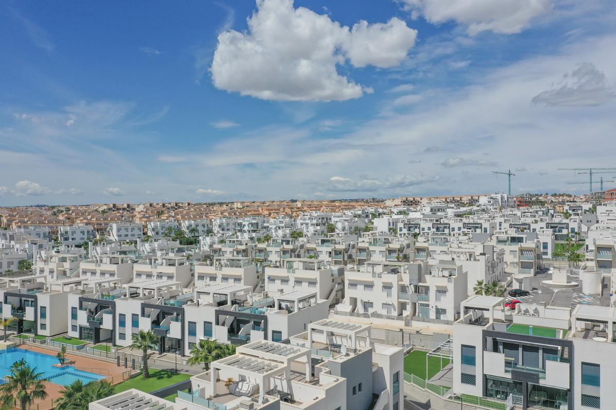 Una vista de las urbanizaciones turísticas de Orihuela Costa.