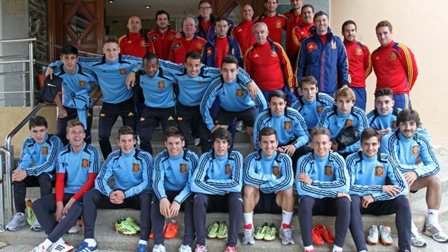 La selección española sub 19