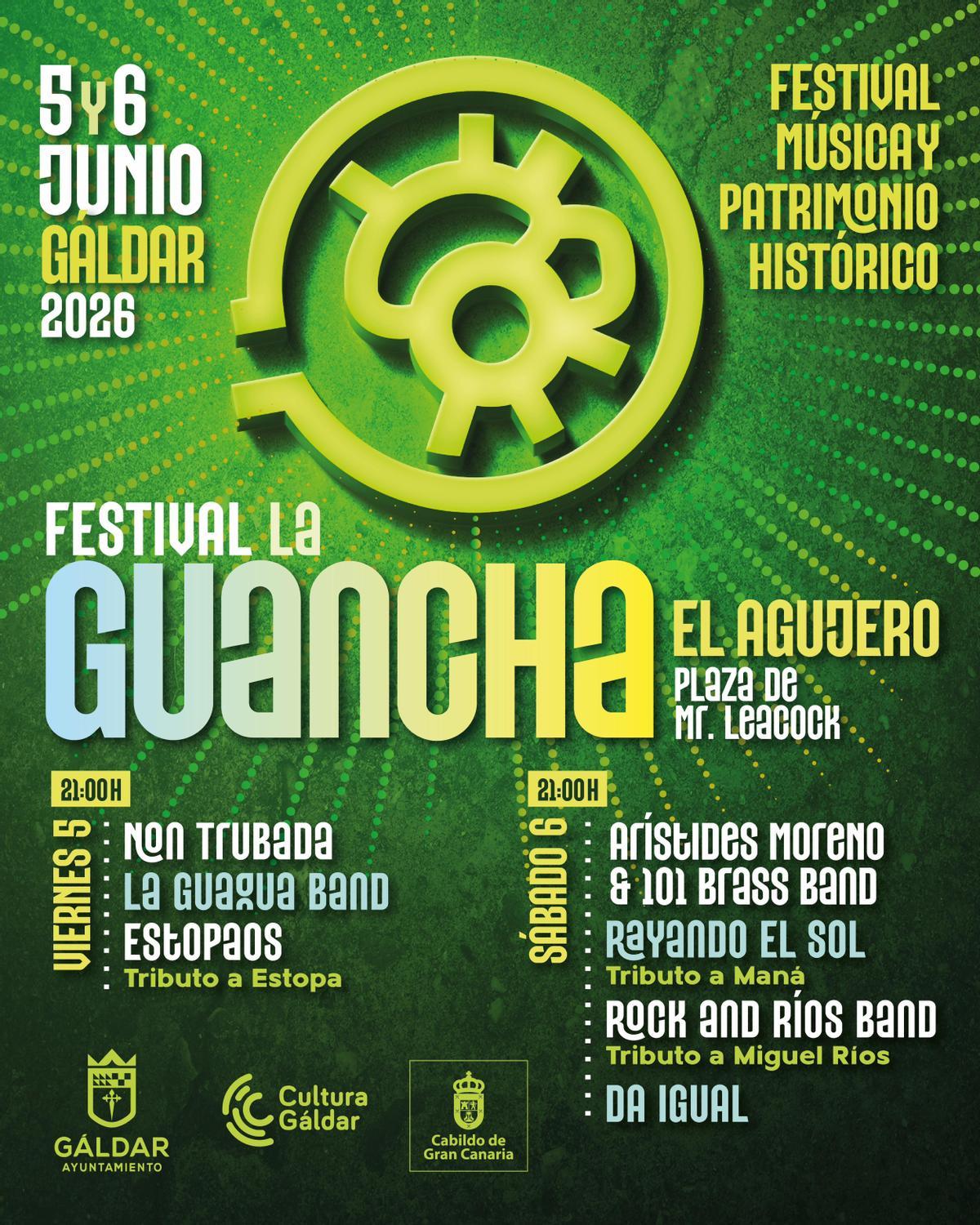 Cartel del Festival La Guancha.