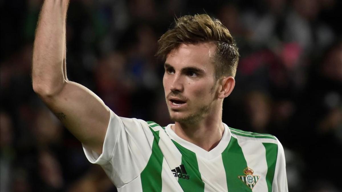 Fabian Ruíz, con el Real Betis