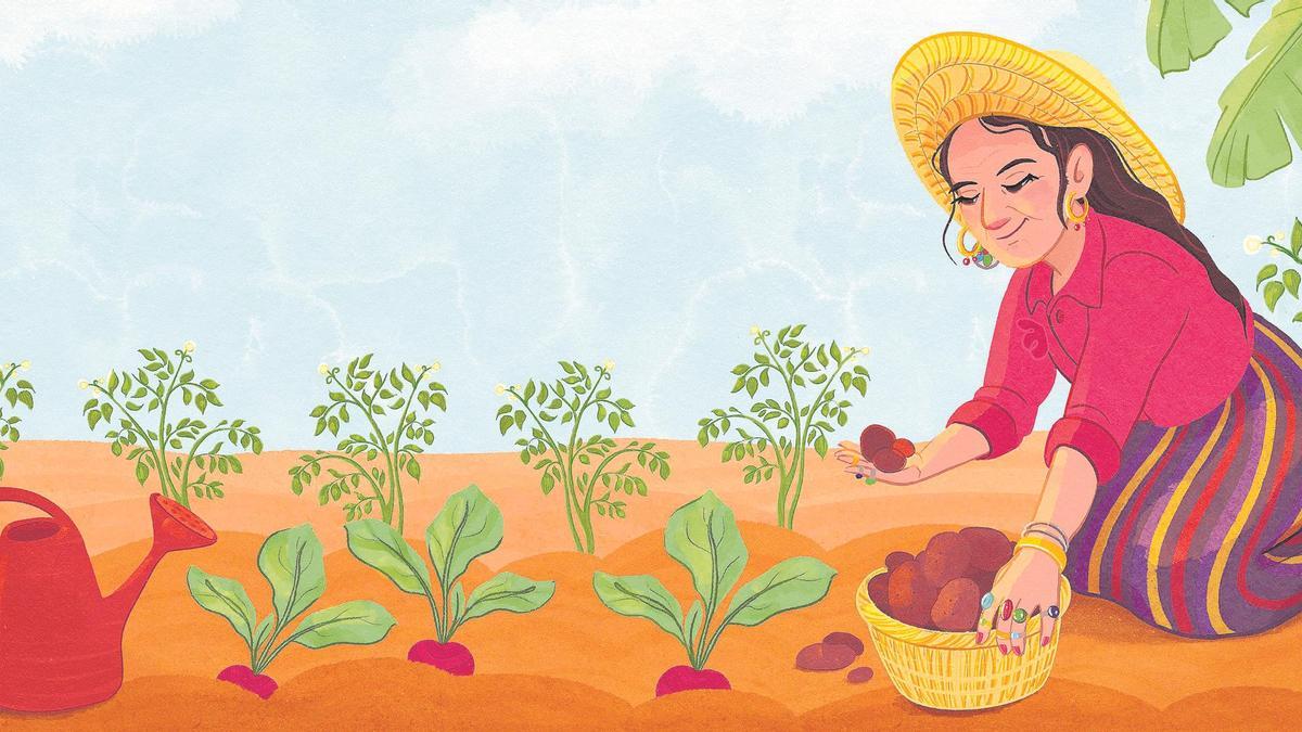 Ilustración de Rosario Miranda en 'El Libro Secreto de las Mujeres Canarias'