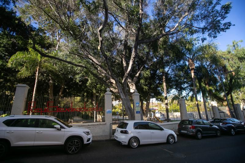 Parque Secundino Delgado, en el barrio Salamanca