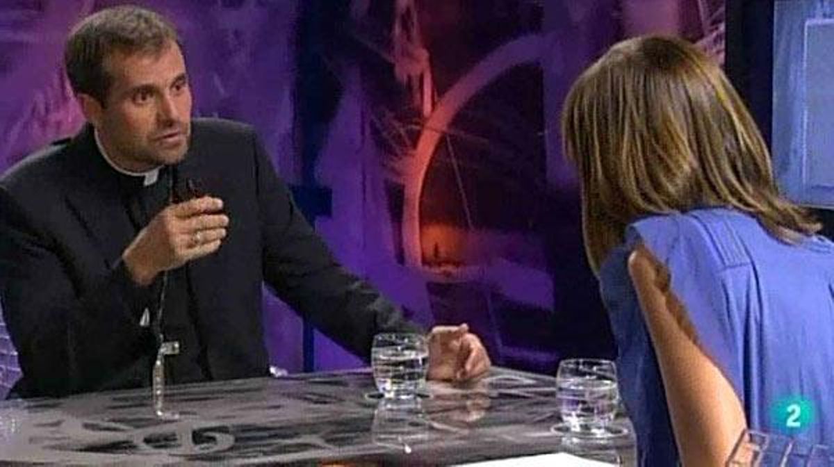 Monsenyor Xavier Novell va visitar Cristina Puig (’Gent de paraula’).