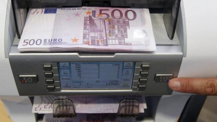 Aumenta la circulación de billetes de 500 euros en España