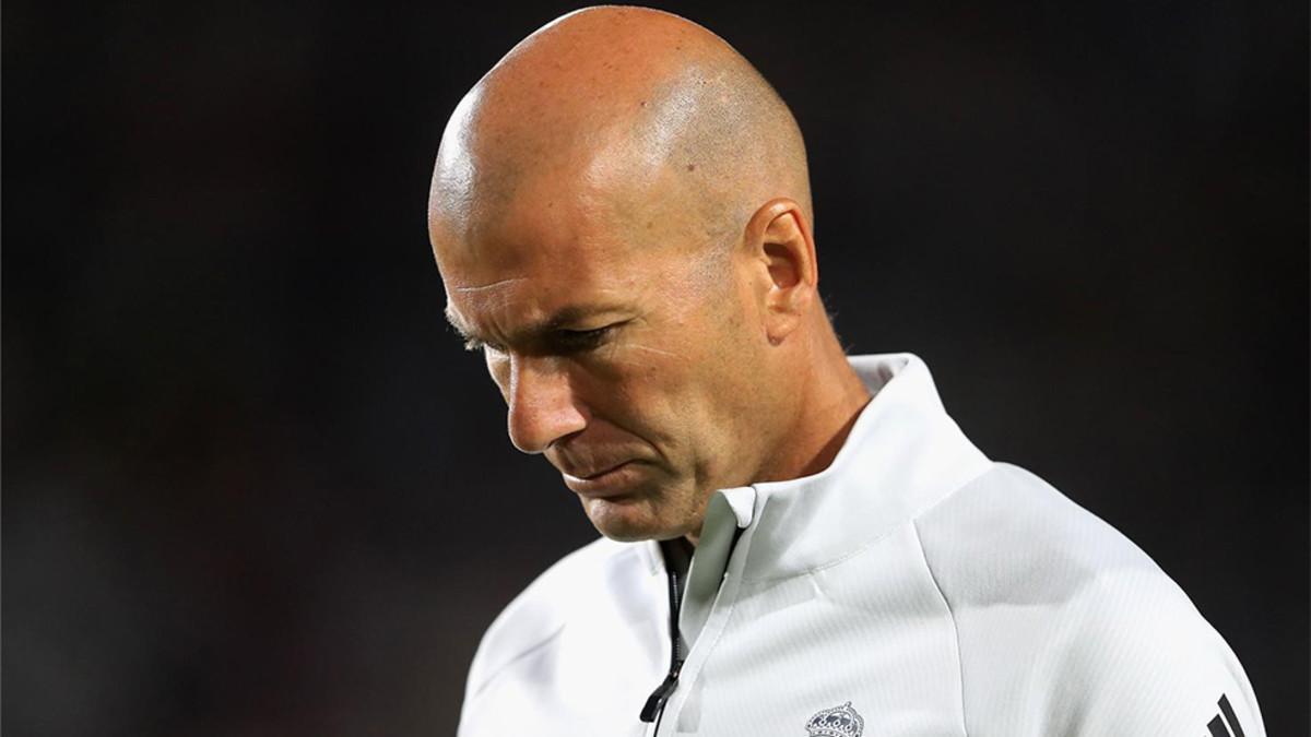 Zidane no quiere perder el clásico contra el Barça