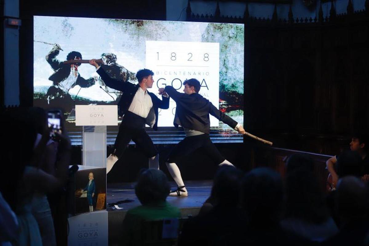 Presentación del Bicentenario de la muerte de Goya, en La Cartuja del Aula Dei.