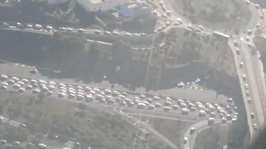 TF-5 vs The Great Wall: Aerial Views of North Highway Traffic