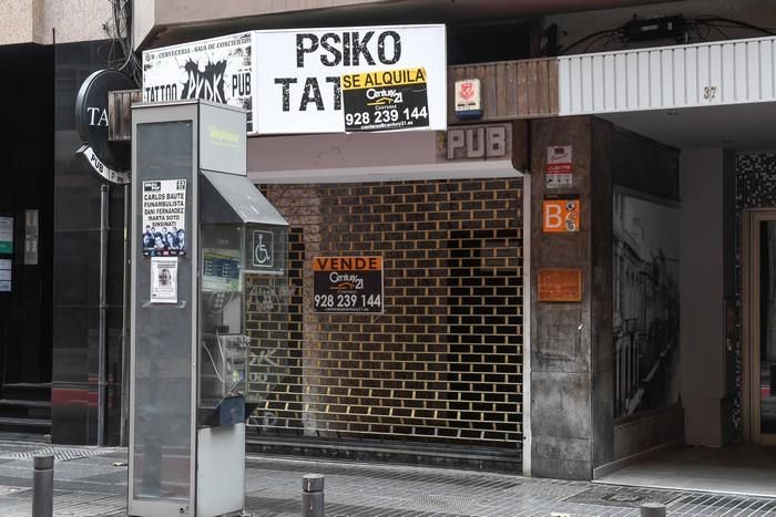 Negocios en la calle León y Castillo