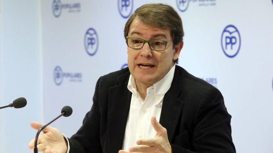 Alfonso Fernández Mañueco, presidente del PPCyL y candidato a la Presidencia de la Junta.