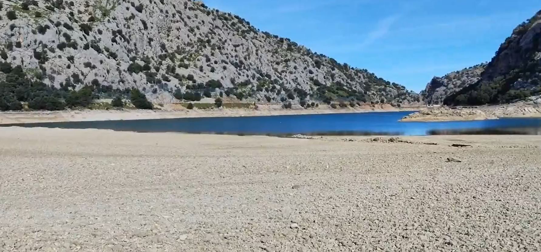 Así está el embalse de Gorg Blau en pleno mes de diciembre