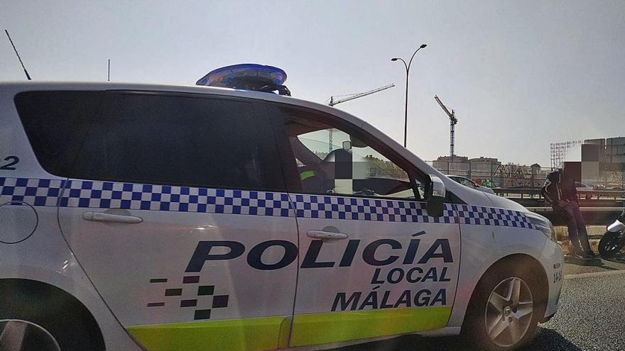 Un coche de la Policía Local de Málaga.