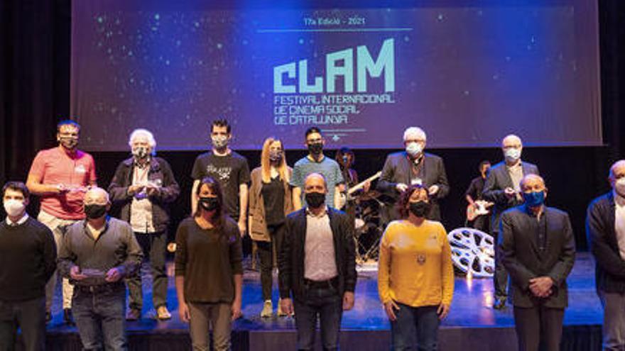 Els premiats a la gala de clausura del 17è festival CLAM el 9 de maig de 2021