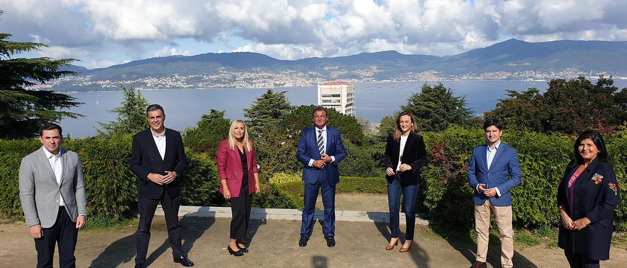 Presentación de la candidatura a la presidencia del PP de Vigo, encabezada por Javier Guerra