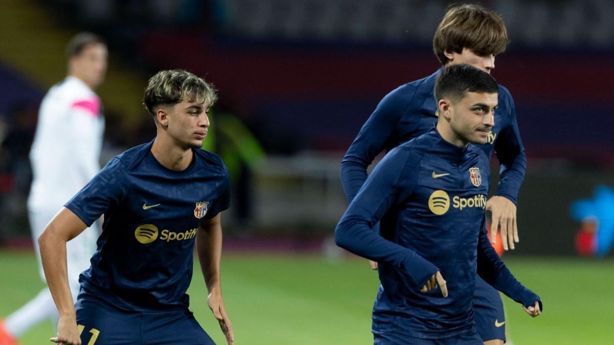 Pedri se reintegra a los entrenamientos