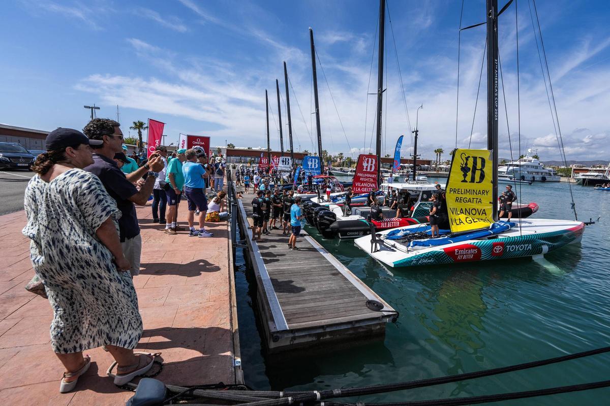 Vilanova celebra la primera regata preliminar de la Copa América