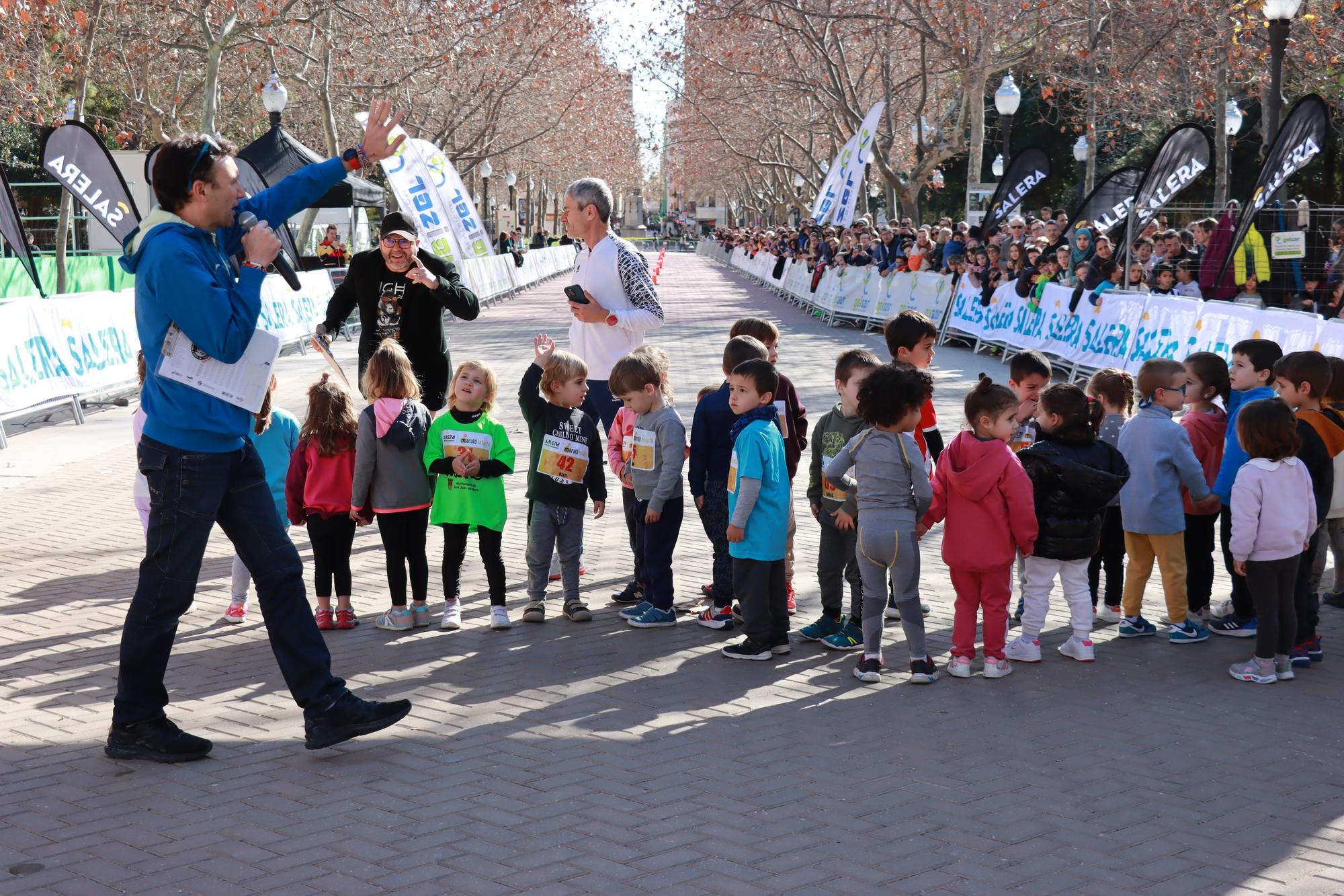 Las mejores imágenes de la maratón infantil en Castelló