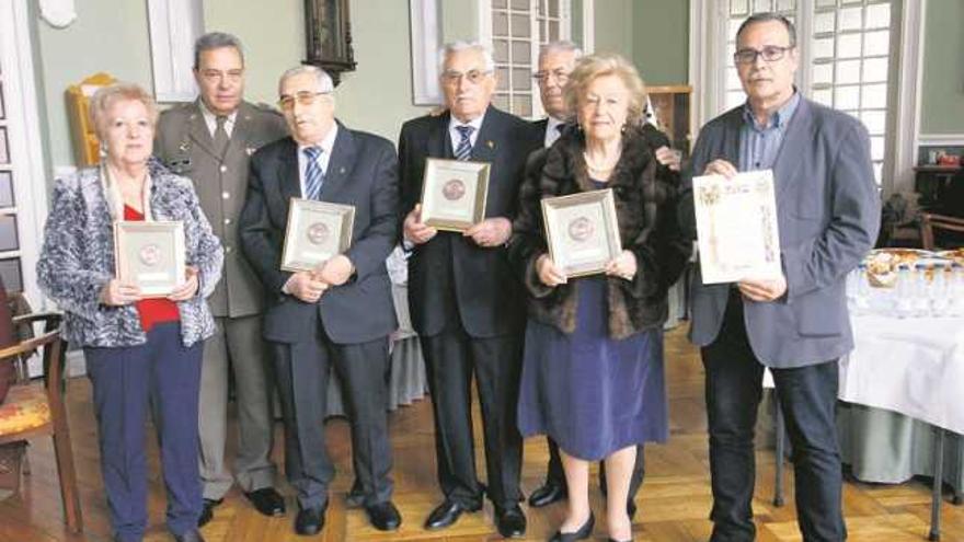 El grupo de premiados.