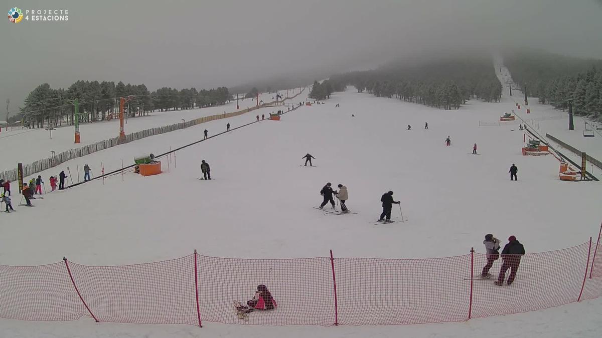 Equiadors a la pista de debutants del Port del Comte