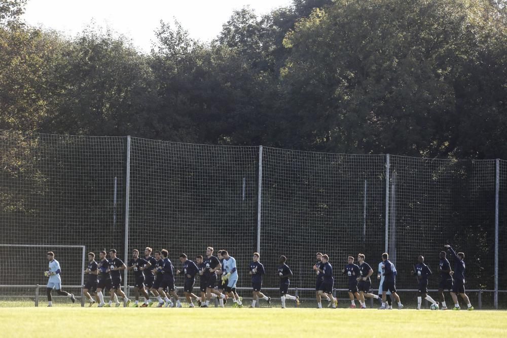 Entrenamiento del Real Oviedo