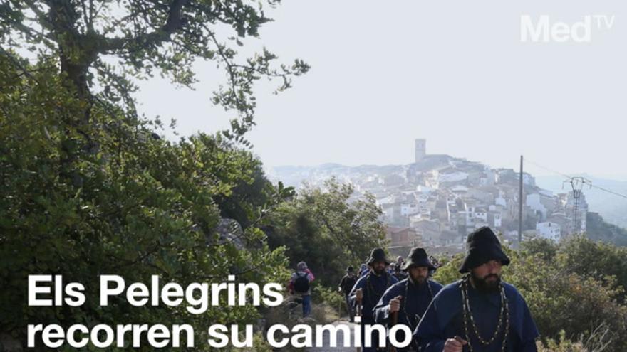 Els Pelegrins recorren su camino ancestral a Sant Joan