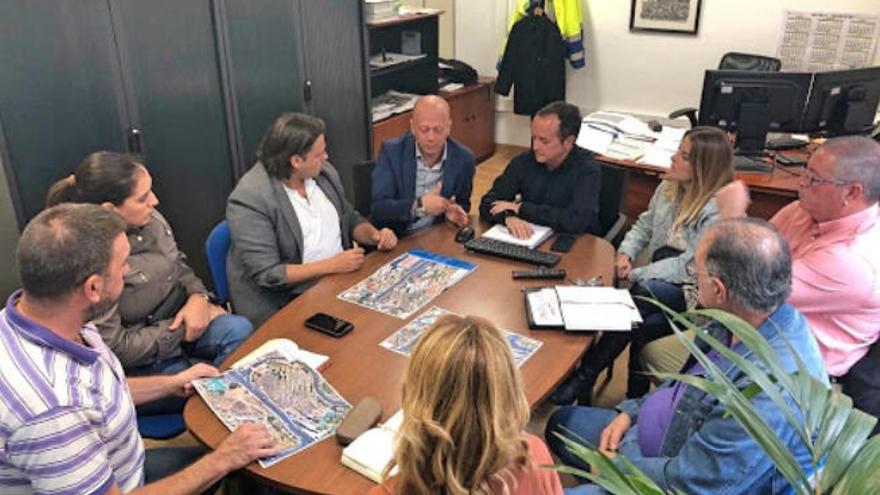 Reunión entre Cabildo y municipios sobre la obra.