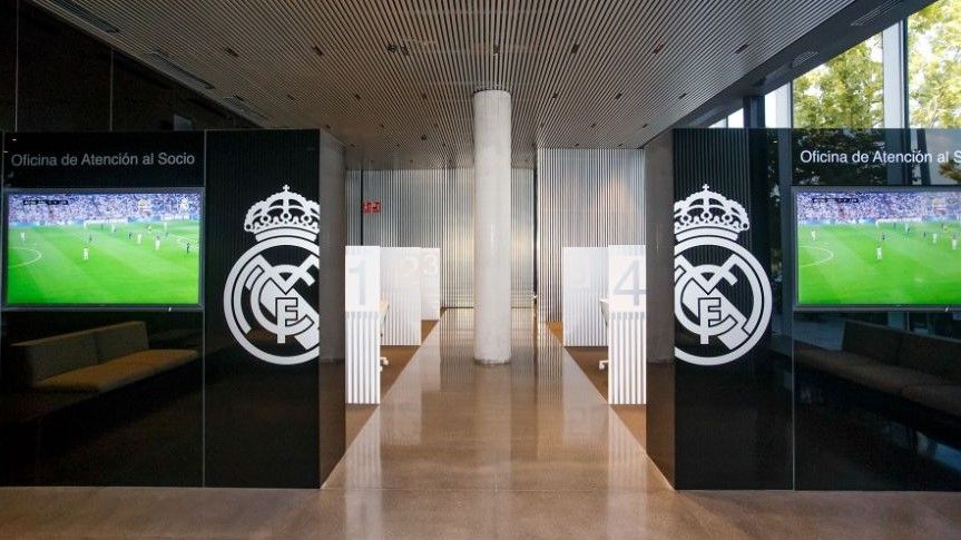 Oficinas de atención al socio del Madrid.