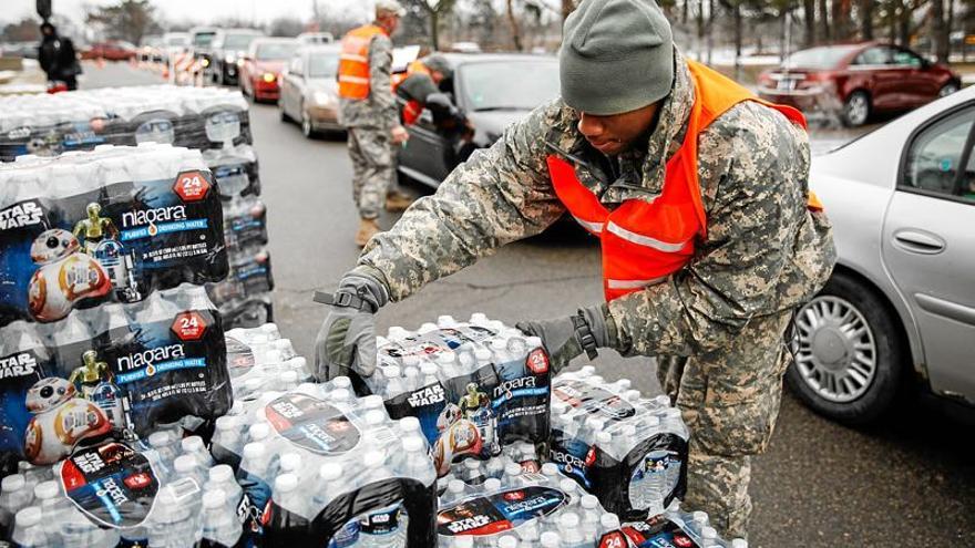 Agua tóxica en Michigan