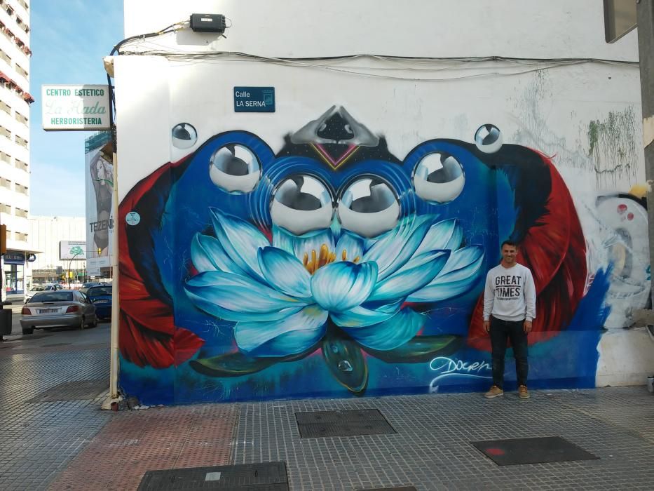 Jonathan Morillas, Doger, pintando en la calle La Serna.