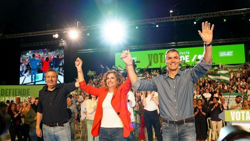 El PSOE se rebela contra las encuestas y llama a concentrar el voto en María Jesús Montero: 