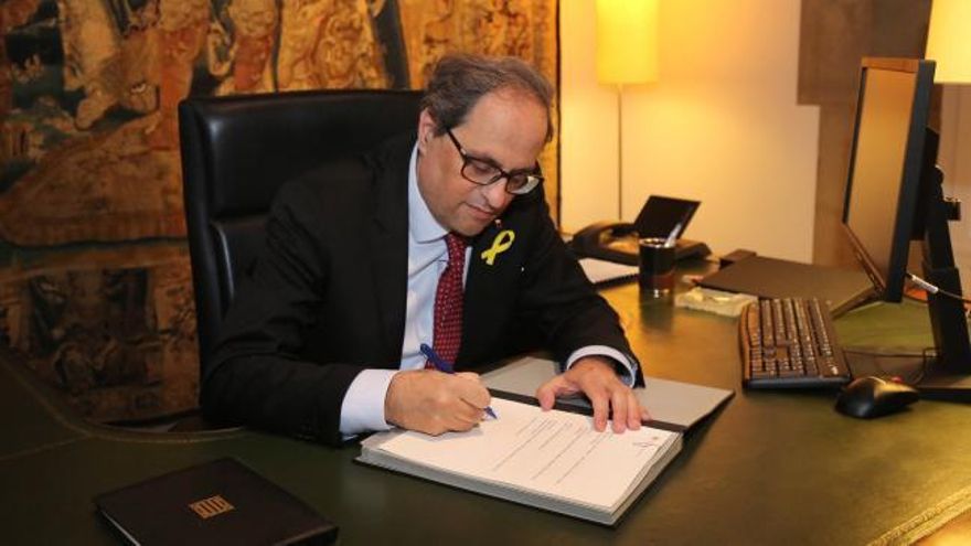 Quim Torra cede y nombra nuevos consellers