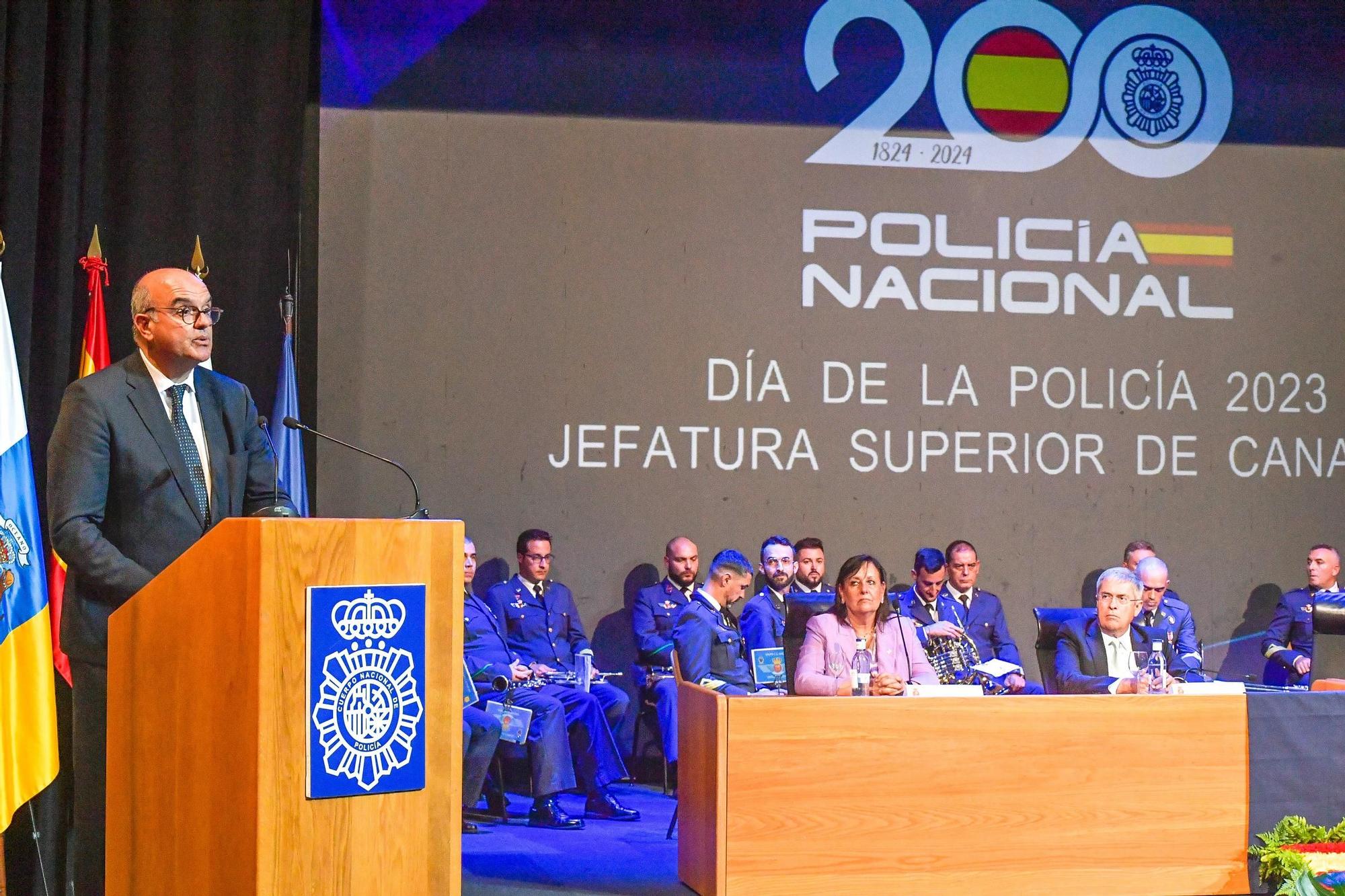 Acto del Día de la Policía en San Bartolomé de Tirajana