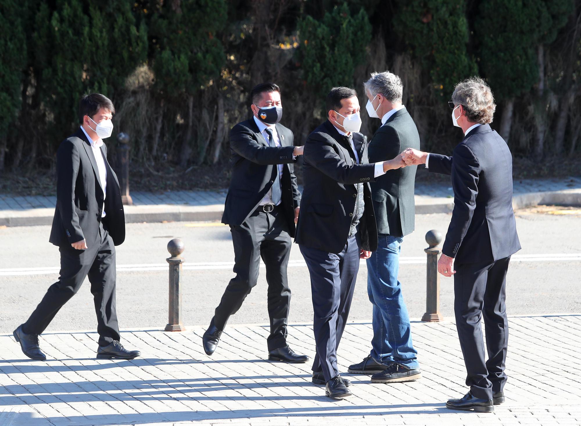 Funeral de Juan Cruz Sol, mítico del Valencia CF