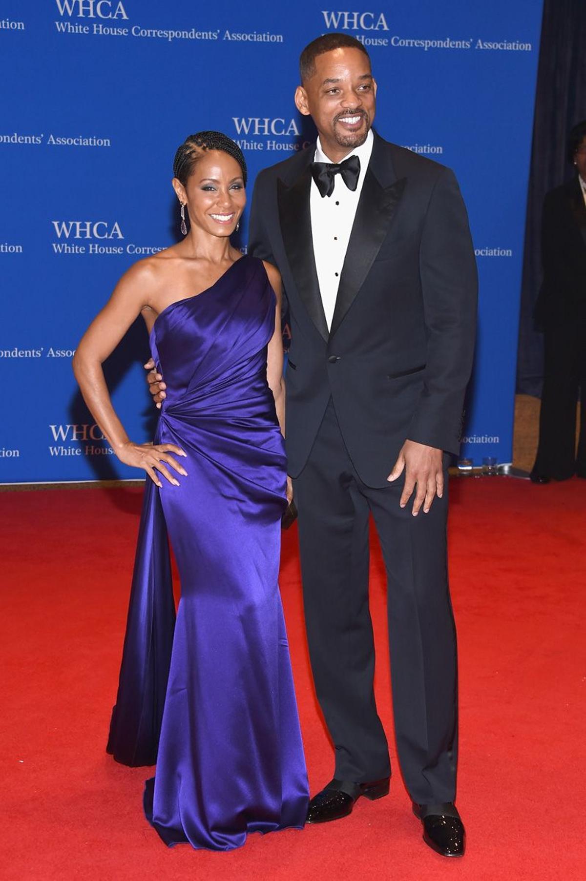 Jada Pinkett-Smith y Will Smith en la Cena de Corresponsales de la Casa Blanca