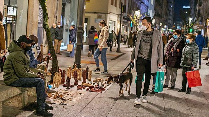 Calle del Paseo, ayer.   | //BRAIS LORENZO