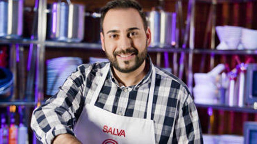 El exconcursante de «MasterChef 4» Salva.