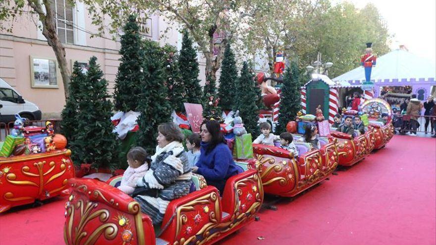 Atracciones navideñas en el Bulevar.