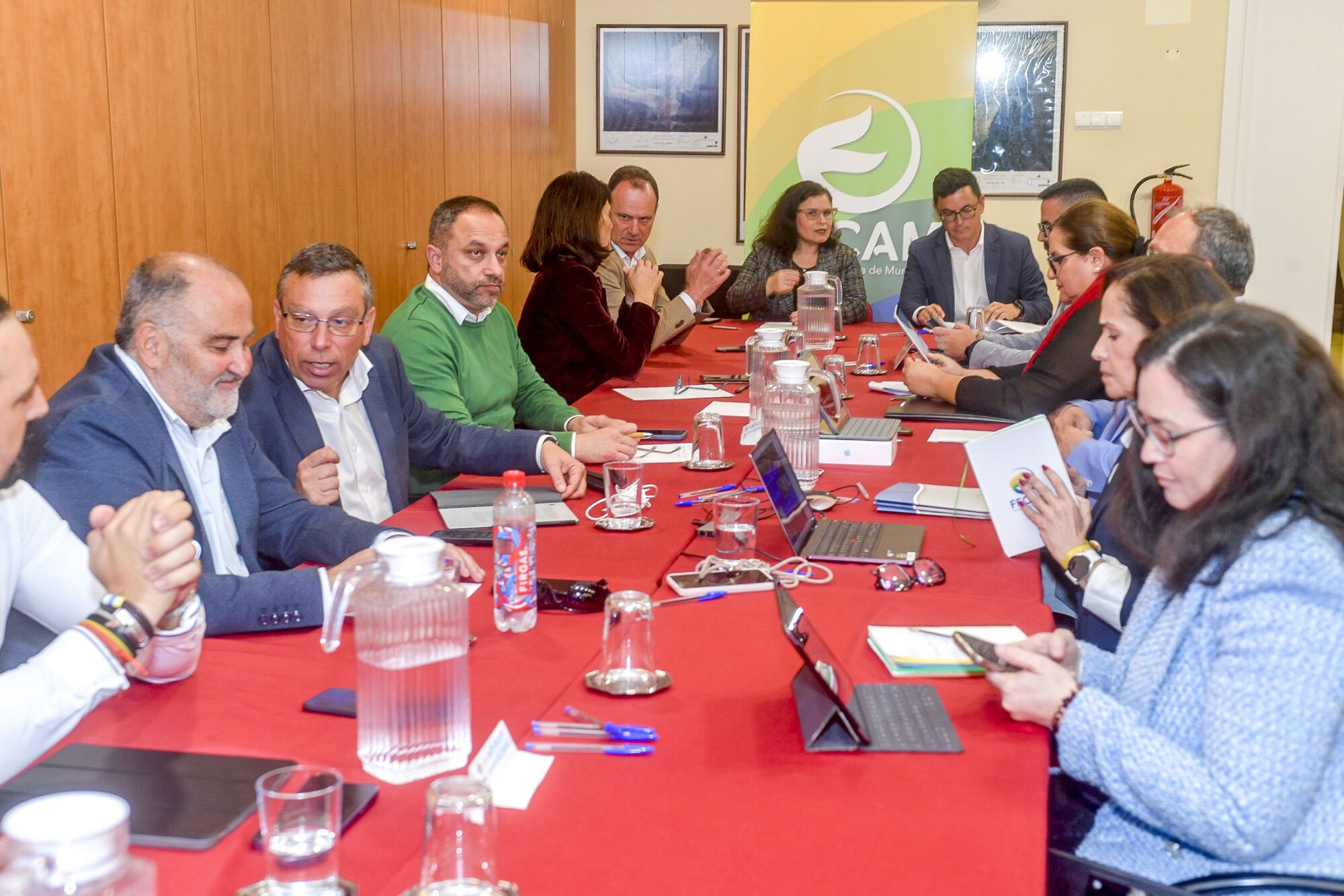 Declaraciones del consejero de Obras Públicas, Vivienda y Movilidad del Gobierno de Canarias, Pablo Rodríguez, antes de mantener un encuentro con el Comité Ejecutivo de la Federación Canaria de Municipios 