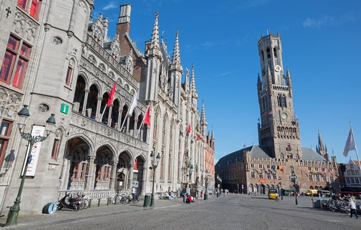 Plaza mayor de Brujas