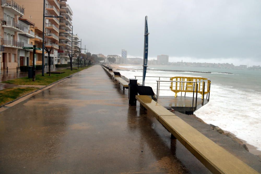 Temporal de vent i aigua a les comarques gironines