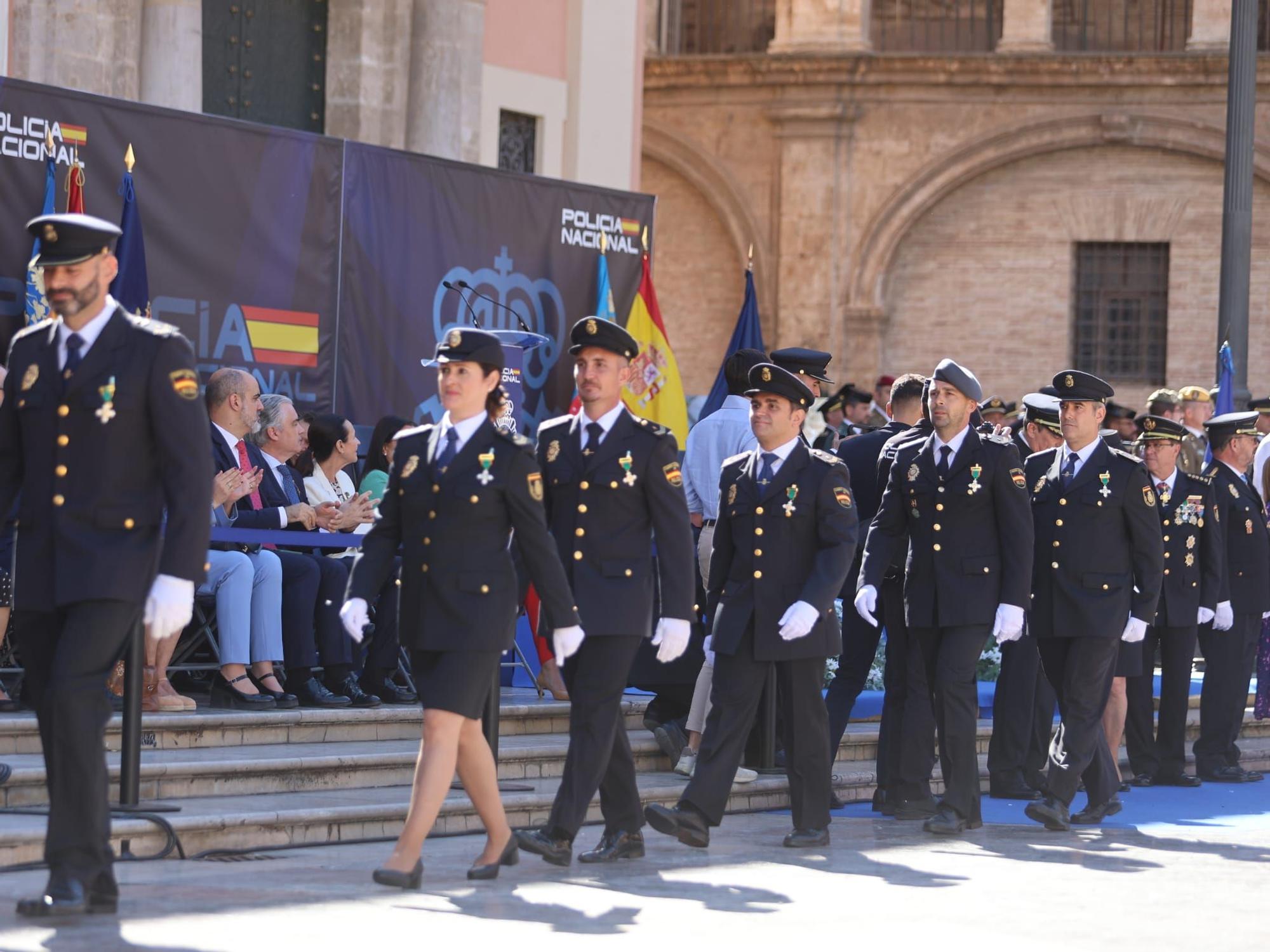 La Policía Nacional de Valencia celebra el Día de los Santos Ángeles Custodios
