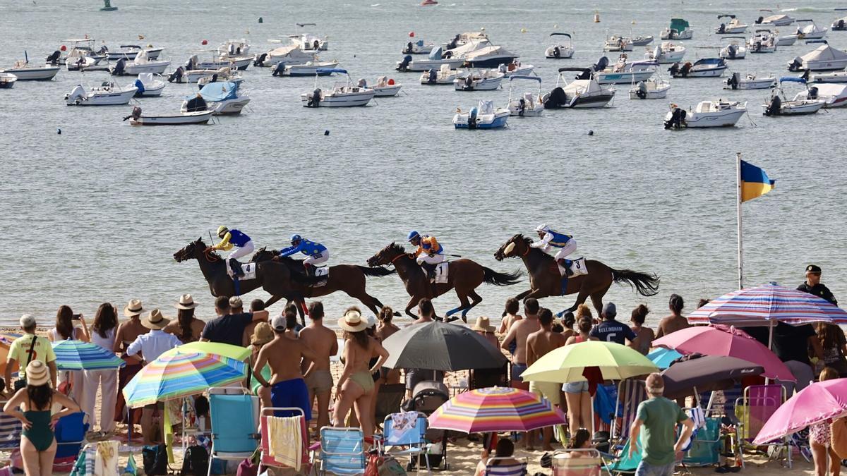 Imágenes de las carreras de caballos de Sanlúcar de Barrameda.
