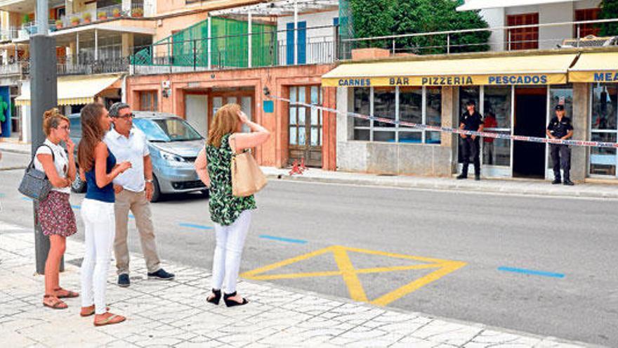 Exterior del restaurante de Porto Cristo donde el pasado martes se produjo el crimen.