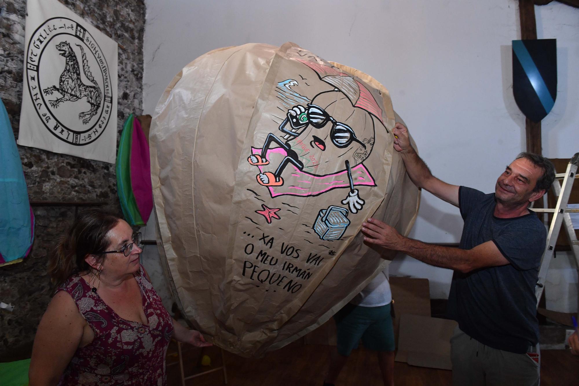 Día de San Roque en las fiestas de Betanzos 2023: A falta de globo un "hermano menor"