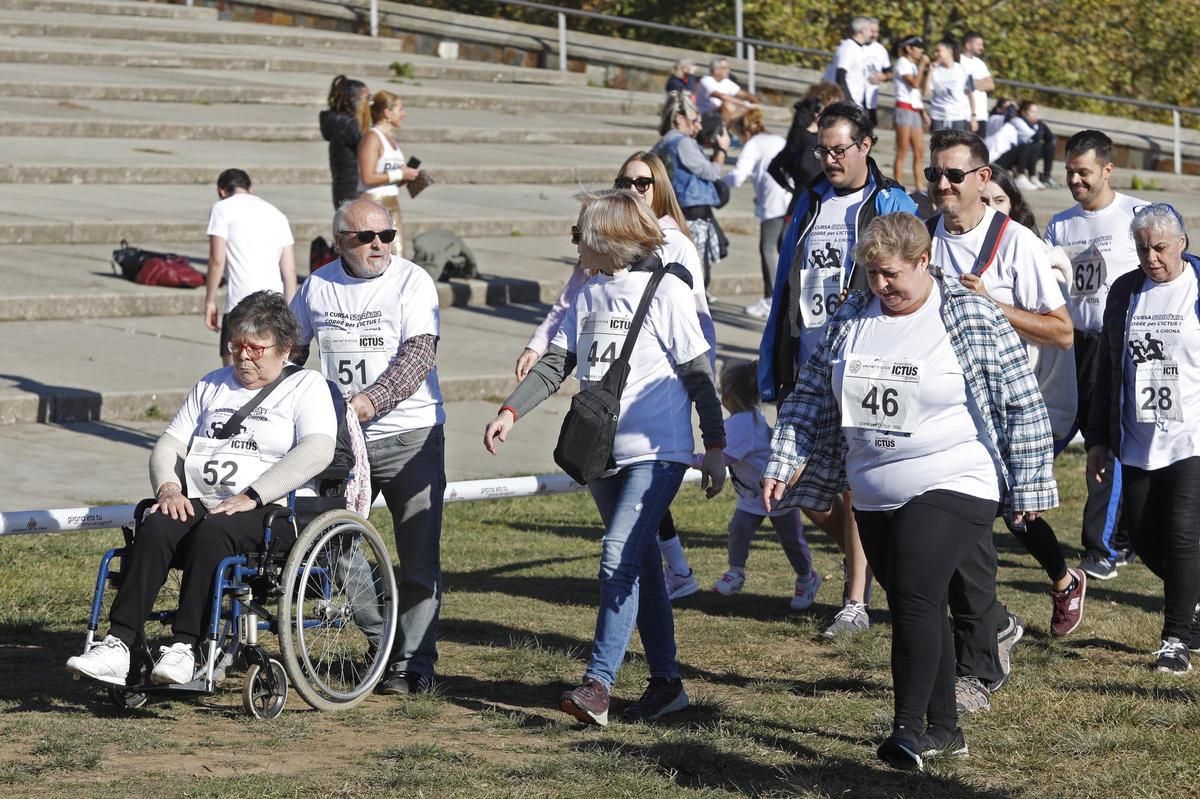 Carrera solidaria del ictus en Girona el año pasado. Carrera solidaria del ictus en Girona el año pasado.