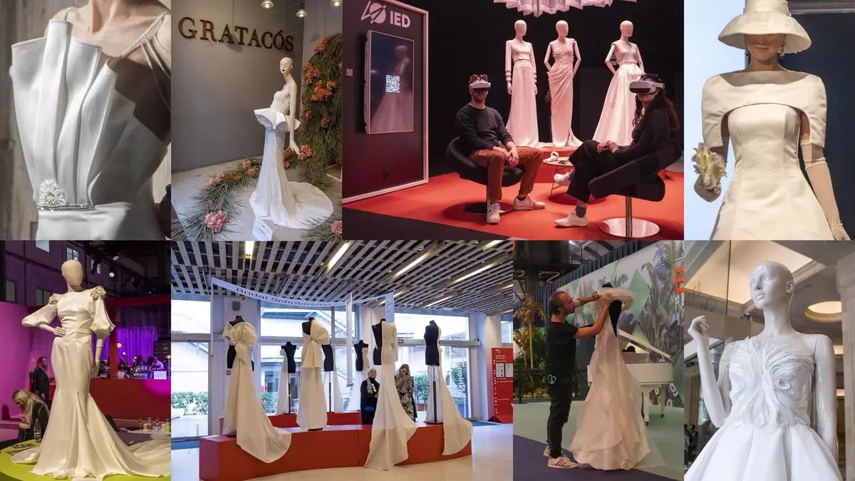 IED Barcelona, 10 años a la vanguardia de la moda nupcial, viste de blanco varios espacios de la ciudad