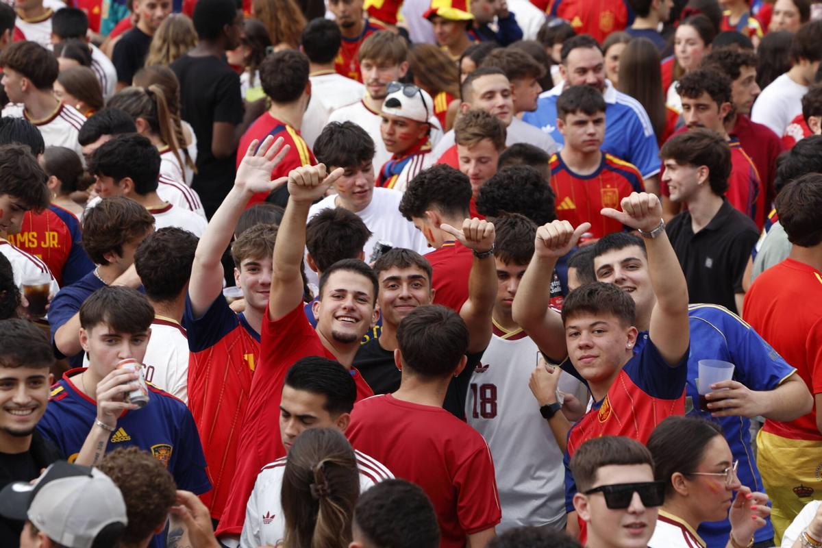 Así se vivió el partido de España contra Francia en Oviedo