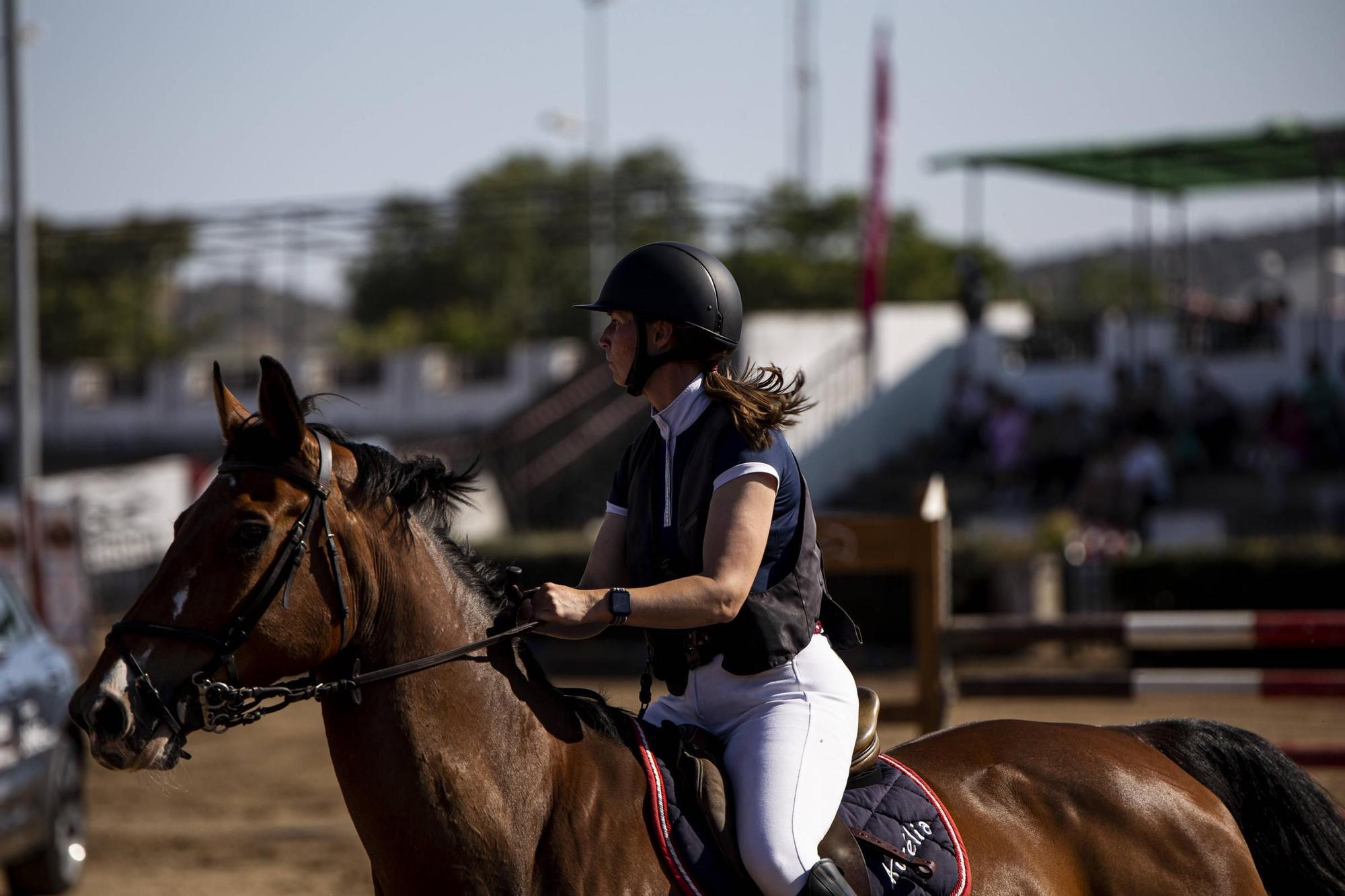 Participantes en la primera jornada del concurso nacional de saltos