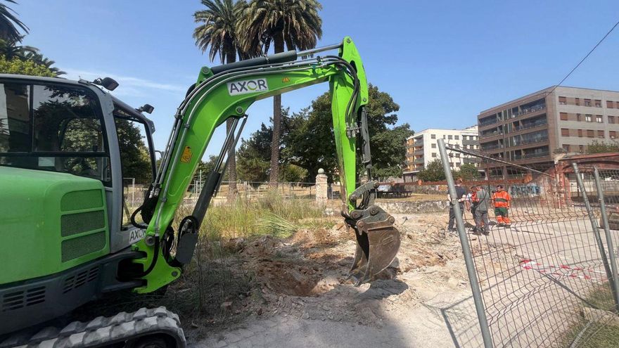 En marcha las obras del nuevo bar del parque del Lauredal